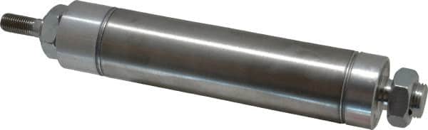 Norgren - 4" Stroke x 1-1/2" Bore Double Acting Air Cylinder - 1/8 Port, 7/16-20 Rod Thread - Americas Industrial Supply