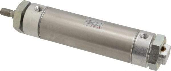 Norgren - 4" Stroke x 2" Bore Double Acting Air Cylinder - 1/4 Port, 1/2-20 Rod Thread - Americas Industrial Supply