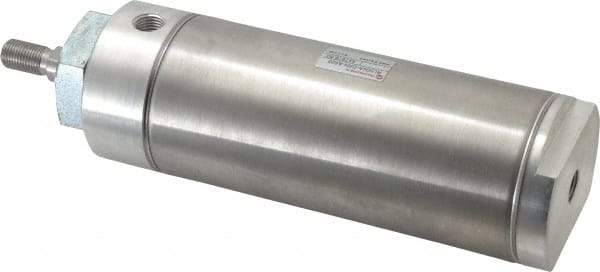 Norgren - 4" Stroke x 2-1/2" Bore Double Acting Air Cylinder - 1/4 Port, 1/2-20 Rod Thread - Americas Industrial Supply