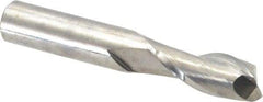 Niagara Cutter - 7/16", 1" LOC, 7/16" Shank Diam, 2-3/4" OAL, 2 Flute, Solid Carbide Square End Mill - Single End, Uncoated, Spiral Flute, 30° Helix, Centercutting, Right Hand Cut, Right Hand Flute, Series C230 - Americas Industrial Supply