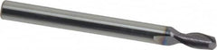 Niagara Cutter - 5/32", 5/16" LOC, 3/16" Shank Diam, 2" OAL, 2 Flute, Solid Carbide Square End Mill - Single End, TiAlN Finish, Spiral Flute, 30° Helix, Centercutting, Right Hand Cut, Right Hand Flute, Series C230 - Americas Industrial Supply