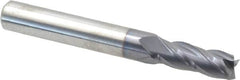Niagara Cutter - 9/32", 3/4" LOC, 5/16" Shank Diam, 2-1/2" OAL, 4 Flute, Solid Carbide Square End Mill - Single End, TiAlN Finish, Spiral Flute, 30° Helix, Centercutting, Right Hand Cut, Right Hand Flute, Series C430 - Americas Industrial Supply