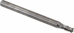 Niagara Cutter - 3/32", 3/16" LOC, 1/8" Shank Diam, 1-1/2" OAL, 4 Flute, Solid Carbide Square End Mill - Single End, Uncoated, Spiral Flute, 30° Helix, Centercutting, Right Hand Cut, Right Hand Flute, Series C430 - Americas Industrial Supply