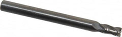 Niagara Cutter - 5/32", 5/16" LOC, 3/16" Shank Diam, 2" OAL, 4 Flute, Solid Carbide Square End Mill - Single End, Uncoated, Spiral Flute, 30° Helix, Centercutting, Right Hand Cut, Right Hand Flute, Series C430 - Americas Industrial Supply