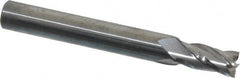 Niagara Cutter - 7/32", 7/16" LOC, 1/4" Shank Diam, 2" OAL, 4 Flute, Solid Carbide Square End Mill - Single End, Uncoated, Spiral Flute, 30° Helix, Centercutting, Right Hand Cut, Right Hand Flute, Series C430 - Americas Industrial Supply