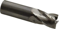 Niagara Cutter - 3/4", 1" LOC, 3/4" Shank Diam, 3" OAL, 4 Flute, Solid Carbide Square End Mill - Single End, Uncoated, Spiral Flute, 30° Helix, Centercutting, Right Hand Cut, Right Hand Flute, Series C430 - Americas Industrial Supply
