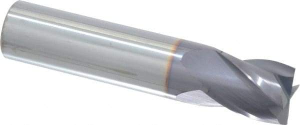 Niagara Cutter - 5/8", 3/4" LOC, 5/8" Shank Diam, 3" OAL, 4 Flute, Solid Carbide Square End Mill - Single End, TiAlN Finish, Spiral Flute, 30° Helix, Centercutting, Right Hand Cut, Right Hand Flute, Series C430 - Americas Industrial Supply