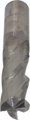 Niagara Cutter - 1", 3" LOC, 1" Shank Diam, 6" OAL, 4 Flute, Solid Carbide Square End Mill - Single End, Uncoated, Spiral Flute, 30° Helix, Centercutting, Right Hand Cut, Right Hand Flute, Series C430 - Americas Industrial Supply