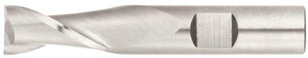 Niagara Cutter - 5/8", 1-1/4" LOC, 5/8" Shank Diam, 3-1/2" OAL, 2 Flute, Solid Carbide Square End Mill - Single End, TiAlN Finish, Spiral Flute, 30° Helix, Centercutting, Right Hand Cut, Right Hand Flute, Series CNC230 - Americas Industrial Supply