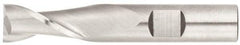 Niagara Cutter - 5/8", 1-1/4" LOC, 5/8" Shank Diam, 3-1/2" OAL, 2 Flute, Solid Carbide Square End Mill - Single End, TiAlN Finish, Spiral Flute, 30° Helix, Centercutting, Right Hand Cut, Right Hand Flute, Series CNC230 - Americas Industrial Supply