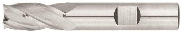 Niagara Cutter - 5/8", 1-1/4" LOC, 5/8" Shank Diam, 3-1/2" OAL, 4 Flute, Solid Carbide Square End Mill - Single End, TiAlN Finish, Spiral Flute, 30° Helix, Centercutting, Right Hand Cut, Right Hand Flute, Series CNC430 - Americas Industrial Supply