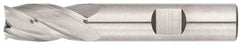 Niagara Cutter - 5/8", 1-1/4" LOC, 5/8" Shank Diam, 3-1/2" OAL, 4 Flute, Solid Carbide Square End Mill - Single End, TiAlN Finish, Spiral Flute, 30° Helix, Centercutting, Right Hand Cut, Right Hand Flute, Series CNC430 - Americas Industrial Supply