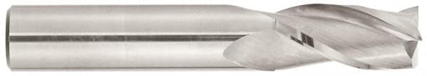Niagara Cutter - 1", 1-1/2" LOC, 1" Shank Diam, 4" OAL, 3 Flute, Solid Carbide Square End Mill - Single End, TiAlN Finish, Spiral Flute, 30° Helix, Centercutting, Right Hand Cut, Right Hand Flute, Series C330 - Americas Industrial Supply