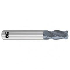 3/8 x 3/8 x 1 x 2-1/2 4Fl .045 C/R Carbide End Mill - WXL - Americas Industrial Supply