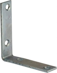 Value Collection - 3" Long x 3/4" Wide, Steel, Corner Brace - Zinc Plated - Americas Industrial Supply