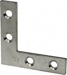 Value Collection - 1-1/2" Long x 1/2" Wide, Steel, Corner Brace - Zinc Plated - Americas Industrial Supply