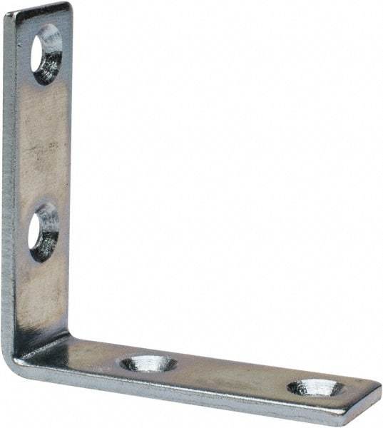 Value Collection - 2" Long x 0.620" Wide, Steel, Corner Brace - Zinc Plated - Americas Industrial Supply