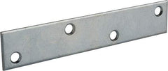 Value Collection - 6" Wide x 1-1/8" High, Zinc Finish, Door Reinforcer - 2-3/8" Backset - Americas Industrial Supply