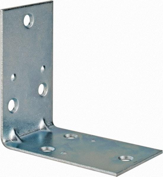 Value Collection - 2-1/2" Long x 2-1/2" Wide, Steel, Corner Brace - Zinc Plated - Americas Industrial Supply