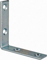 Value Collection - 2-1/2" Long x 0.620" Wide, Steel, Corner Brace - Zinc Plated - Americas Industrial Supply