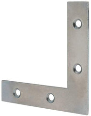 Value Collection - 3" Long x 0.620" Wide, Steel, Corner Brace - Zinc Plated - Americas Industrial Supply