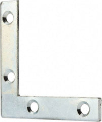 Value Collection - 2" Long x 0.370" Wide, Steel, Corner Brace - Zinc Plated - Americas Industrial Supply