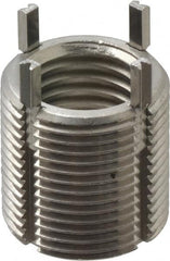 Recoil - M16x2.00 Internal, M22x1.50 External, 22mm Insert Length, Heavy Duty Keylocking Thread Inserts - Stainless Steel, Passivated Finish, Grade 303 - Americas Industrial Supply