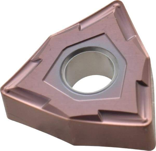 Seco - WNMG432 MF2 Grade TH1000 Carbide Turning Insert - TiAlSiN Finish, 80° Trigon, 1/2" Inscr Circle, 3/16" Thick, 1/32" Corner Radius - Americas Industrial Supply