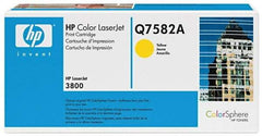 Hewlett-Packard - Yellow Toner Cartridge - Use with HP Color LaserJet 3800, CP3505 - Americas Industrial Supply