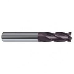 16mm Dia. x 92mm Overall Length 4-Flute Square End Solid Carbide SE End Mill-Round Shank-Center Cut-Firex - Americas Industrial Supply