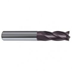 14mm Dia. x 83mm Overall Length 4-Flute Square End Solid Carbide SE End Mill-Round Shank-Center Cut-Firex - Americas Industrial Supply