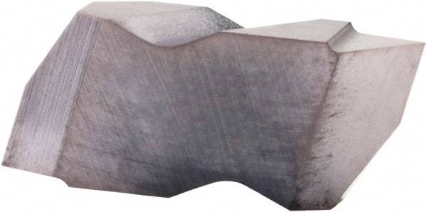 Kennametal - NTP3 Grade KCU25, Internal/External Partial Profile 60° Threading Insert - 1.25 to 40mm & 6 to 20 TPI Ext Pitch, 20 to 50mm & 5 to 12 TPI Int Pitch, Left Hand Insert, AlTiN Finish, Carbide - Americas Industrial Supply