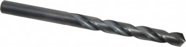 Chicago-Latrobe - 8.5mm 118° High Speed Steel Jobber Drill - Oxide Finish, Right Hand Cut, Spiral Flute, Straight Shank, 117mm OAL, Standard Point - Americas Industrial Supply
