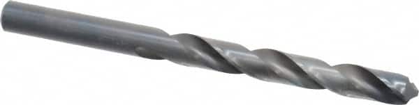 Chicago-Latrobe - 9.5mm 118° High Speed Steel Jobber Drill - Oxide Finish, Right Hand Cut, Spiral Flute, Straight Shank, 125mm OAL, Standard Point - Americas Industrial Supply