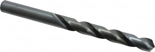 Chicago-Latrobe - 11.2mm 118° High Speed Steel Jobber Drill - Oxide Finish, Right Hand Cut, Spiral Flute, Straight Shank, 142mm OAL, Standard Point - Americas Industrial Supply