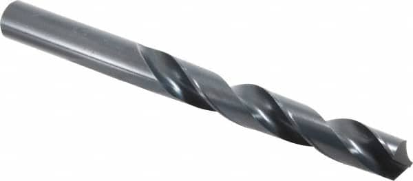 Chicago-Latrobe - 17.5mm 118° High Speed Steel Jobber Drill - Oxide Finish, Right Hand Cut, Spiral Flute, Straight Shank, 191mm OAL, Standard Point - Americas Industrial Supply