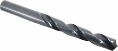 Chicago-Latrobe - 17.5mm 118° High Speed Steel Jobber Drill - Oxide Finish, Right Hand Cut, Spiral Flute, Straight Shank, 191mm OAL, Standard Point - Americas Industrial Supply