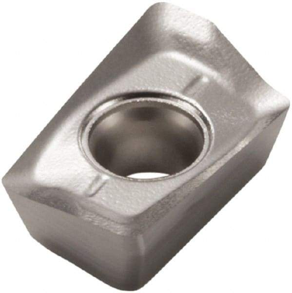 Seco - XOEX060202 E03 Grade H15 Carbide Milling Insert - Uncoated, 0.096" Thick, 0.008" Corner Radius - Americas Industrial Supply