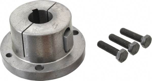 Browning - 1" Bore, 1/4" Wide Keyway, 1/8" Deep Keyway, B Sprocket Bushing - 2.557 to 2-5/8" Outside Diam, For Use with B5V Sheaves - Americas Industrial Supply