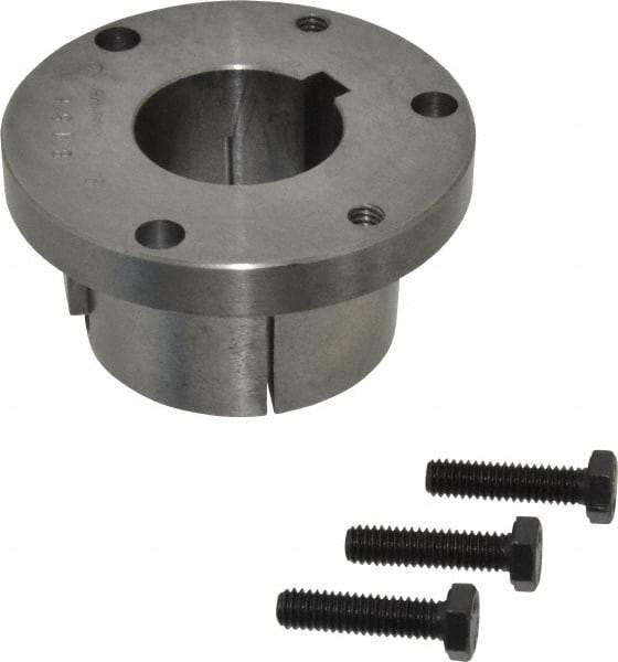 Browning - 1-5/8" Bore, 3/8" Wide Keyway, 3/16" Deep Keyway, B Sprocket Bushing - 2.557 to 2-5/8" Outside Diam, For Use with B5V Sheaves - Americas Industrial Supply
