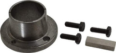 Browning - 1-3/8" Bore, 3/8" Wide Keyway, 3/16" Deep Keyway, H Sprocket Bushing - 1.57 to 1-5/8" Outside Diam, For Use with Split Taper Sprockets & Sheaves - Americas Industrial Supply