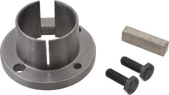 Browning - 1-7/16" Bore, 3/8" Wide Keyway, 3/16" Deep Keyway, H Sprocket Bushing - 1.57 to 1-5/8" Outside Diam, For Use with Split Taper Sprockets & Sheaves - Americas Industrial Supply