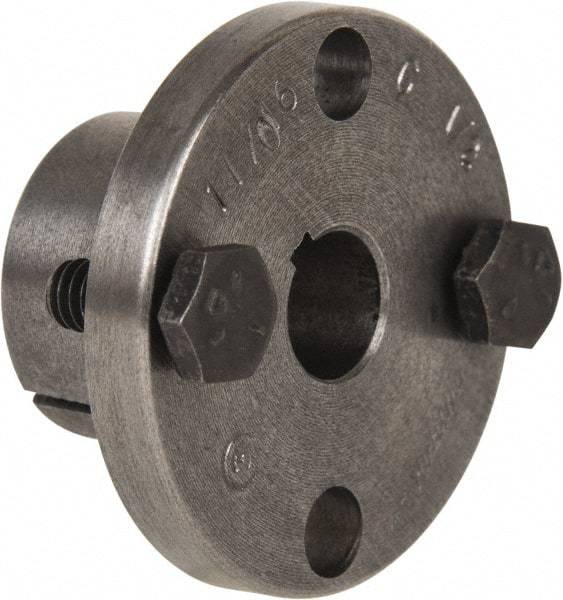Browning - 1/2" Bore, 1/4 x 5/8 Thread, 1/8" Wide Keyway, 1/16" Deep Keyway, G Sprocket Bushing - 1.133 to 1.172" Outside Diam, For Use with Split Taper Sprockets & Sheaves - Americas Industrial Supply