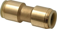 Watts - 1/2" Outside Diam, Brass Push-to-Connect Tube Union - Tube to Tube Connection, EPDM O-Ring - Americas Industrial Supply