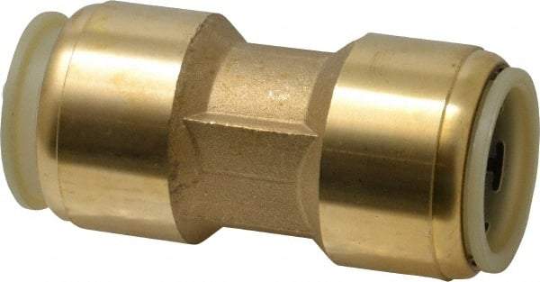 Watts - 1" Outside Diam, Brass Push-to-Connect Tube Union - Tube to Tube Connection, EPDM O-Ring - Americas Industrial Supply