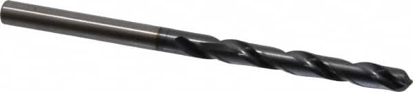 OSG - 15/64" 130° Powdered Metal Jobber Drill - V Finish, Right Hand Cut, Spiral Flute, Straight Shank, 101mm OAL, Standard Point - Americas Industrial Supply