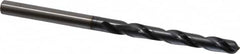 OSG - 15/64" 130° Powdered Metal Jobber Drill - V Finish, Right Hand Cut, Spiral Flute, Straight Shank, 101mm OAL, Standard Point - Americas Industrial Supply
