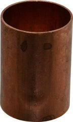 Mueller Industries - 1-1/4" Wrot Copper Pipe Coupling without Stop - C x C, Solder Joint - Americas Industrial Supply
