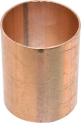 Mueller Industries - 2" Wrot Copper Pipe Coupling without Stop - C x C, Solder Joint - Americas Industrial Supply