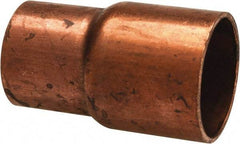 Mueller Industries - 5/8 x 1/2" Wrot Copper Pipe Reducer Coupling - C x C, Solder Joint - Americas Industrial Supply